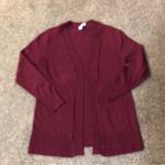 Zenana Outfitters  Cardigan Sweater Womens S Used Burgundy Photo 10