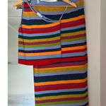 Milly Striped Shimmer Tank Skirt Set Photo 1