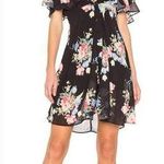 LPA  Button Up Midi Dress in Midnight Roses Photo 0