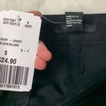 Forever 21 Black Denim Rhinestone Mini Skirt Photo 4