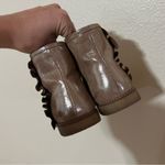 Elephantito 🐘 bronze shimmer gold ruffle ankle boots booties 36/5 Brown Photo 4