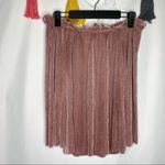 J.O.A. Revolve Pleated Off Shoulder Top in Pink Photo 3