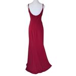 Lulus  - Infinite Glory Wine Red Maxi Dress Sz L Photo 6