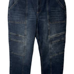 Indigo Rein Womens Jeans Size 13 Straight Leg High Rise Dark Wash 30" Waist Photo 0