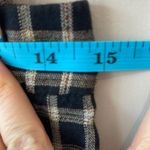 ZARA  Checkered Plaid Pants Cropped Cuff Small Photo 6