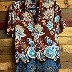 Rachel Zoe Floral Button Up Shirt Dress Size Small Photo 0