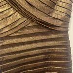 Cache  Luxe Golden Bronze Bandage Sheath Dress Bodycon Sexy Size 4 stretch Photo 5