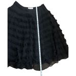 Romeo + Juliet Couture Black silk midi skirt sz Medium Photo 4