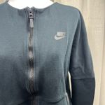 Nike ‎ Full Zip Jacket Women's Black Athletic Warm Up Athleisure Photo 2