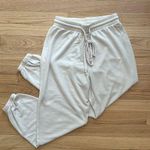 Carly Jean Los Angeles women's cream sweatpants joggers small Photo 0