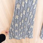 Free People  Womens Flare Pants Size XS Gray Geometric Boho Indie Festival Photo 3