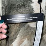 Charlie B Green & Brown Abstract Watercolor Print Reversible Sweater Size Lg NWT Photo 4