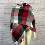 NWT 2010s Irish Lambswool Tartan Cape Scarf Woollen Market Ireland Small Photo 3
