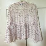 Libby Edelman Light Pink Blouse With Black Detailing Photo 1