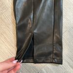 Nasty Gal NWT! Women’s Split Front Faux Leather Pants Size 10 Photo 5