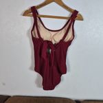 Kona Sol  Burgundy One Piece Swimsuit Photo 4