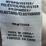 One 5 One Satin pull on Beige dress pants straight tapered leg Pockets size L NWT Photo 7