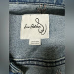 Sam Edelman Billie Oversized Trucker Jacket Med Rhinestone Embroidery Concert Photo 10