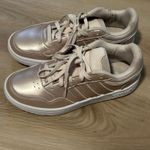 Adidas  Hoops 3.0 Low Metallic Pink Sneakers‎ Womens Shoes Size 6.5 Photo 5