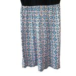 Allison Joy  Black Geometric Sleeveless Fit & Flare Mini Dress Photo 3