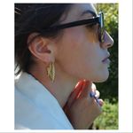 Rachel Zoe NWT Rendor Gold Victoria Double Hoop Earrings by Photo 9