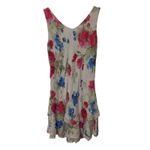 Tempo Paris Vintage Y2K  Floral Cotton Tiered Midi Dress Made in Italy Sz Medium Photo 7