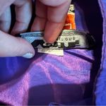 Vintage Harley Davidson Purple Jacket & Pants Nylon Track Set Sz 2XL Photo 4