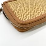 Jewell By Thirty One Zippy Wallet All About The Benjamins Diamond Straw Boho Brown Photo 2