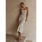 Dissh Adalyn Midi Dress Tan Small Knit Capsule Warbrobe‎ Fall Minimalist Photo 2