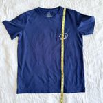 Ivory Ella  T-Shirt Womens M Short Sleeve Crew Neck Pocket Graphic Blue Cotton Photo 7