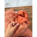 Talbots  Pure Silk Plaid Orange Career‎ Dress Pants Women's Size 14 Photo 4