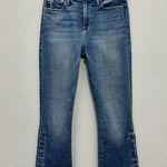 Frame  Denim Le Crop Mini Boot Cut Jeans Womens 25 Snap Sides 26”Wx26”L Blue Photo 0