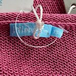 J. McLaughlin Size XS Callum Pink Open Knit V Neck Sweater Azalea Relaxed Ret$198 Photo 1