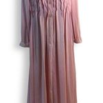 Vanity Fair Vintage  Pink Ruffle Button Down Dress Photo 0