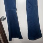 Newbury Kustom NWT Womens Dark Blue Jeans M Mid Rise Flare Stretch Wash Pull On Photo 4