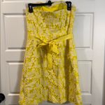 Lilly Pulitzer  Sienna Phipps Yellow Floral Kentucky eyelet lace dress 6 Photo 1