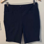 Chico's Blue Bermuda Shorts Tailored Fit Photo 0