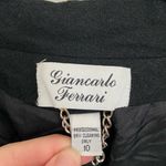 EUC Vintage Giancarlo Ferrari women’s black pure wool peacoat blazer‎ jacket 10 Photo 1