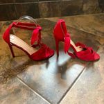 Chase and Chloe  Women’s Red Gigi-32 Pumps Size 8 Photo 4