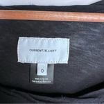 Current/Elliott Black Destroy The Tier Long Sleeve Shift T-Shirt Dress Size 0 Photo 9