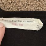 Double Zero Women’s Slightly Sheer Black Tank Top, Size L Photo 4