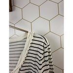 T.La from Anthropologie Striped Long Sleeve Henley Top Photo 3