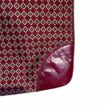 Cynthia Rowley  red canvas print w/red leather trim Photo 2