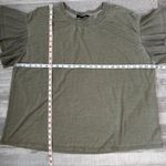 Jane and Delancey  Green Knit Ruffle Sleeve Top O13 Photo 2