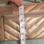 Nicole Miller  Brassy gold chain crossbody bag purse Photo 7