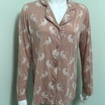 Cosabella  Printed Long Sleeve Top Medium Mandela Tiger Photo 5