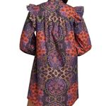 Xirena Nyla Poplin‎ Ruffled Mini Dress Black Opal Size Large Photo 2