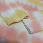 Theo & Spence sweatshirt womens creamsicle stripe top nwt Sz large Yellow Photo 4