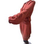 Chloe Oliver Beaded Rust Dress XS Oversized Dolman Sleeve Photo 5