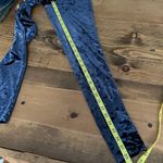 Aerie  Crushed Velvet Leggings Navy Sport Stripe Size Small Photo 6